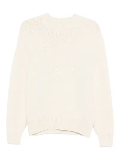 Sunspel Crew-neck Sweater In Neutral