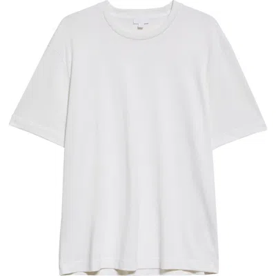 Sunspel Crewneck Silk & Cotton T-shirt In White