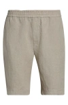 Sunspel Linen Drawstring Shorts In Multi