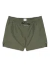 Sunspel Drawstring Swim Shorts In Green