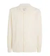 Sunspel Embroidered-stripe Shirt In Neutral