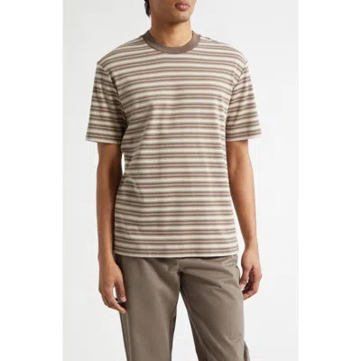 Sunspel Heavyweight Stripe Supima® Cotton T-shirt In Multi