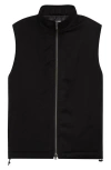 Sunspel Wool Gilet In Black
