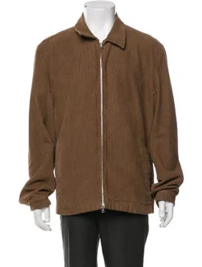 Pre-owned Sunspel Jacket In Brown