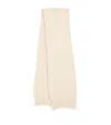 Sunspel Lambswool Scarf In Beige