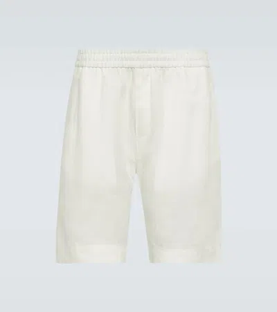 Sunspel Linen Shorts In White