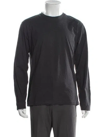 Pre-owned Sunspel Long Sleeve Shirt In Gray