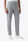 Sunspel Loopback Drawstring Track Pants In Gray