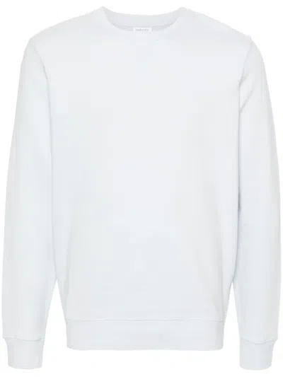 Sunspel Loopback Seam-detail Sweatshirt In Blue