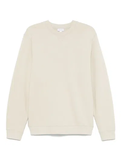 Sunspel Loopback Sweatshirt In Neutrals