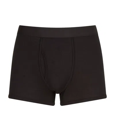 Sunspel Low-rise Trunks In Black