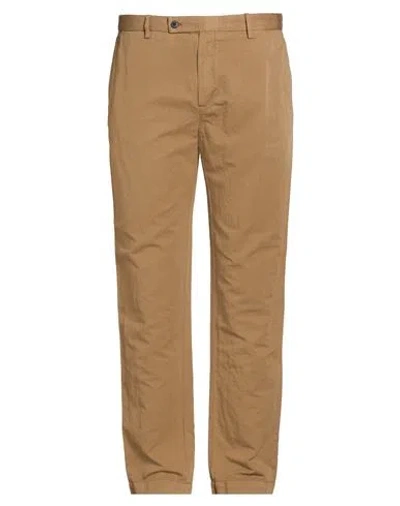 Sunspel Man Pants Camel Size 38 Cotton In Brown