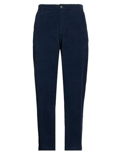 Sunspel Man Pants Midnight Blue Size 36 Cotton