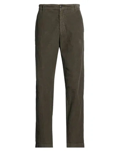 Sunspel Man Pants Military Green Size 30 Cotton