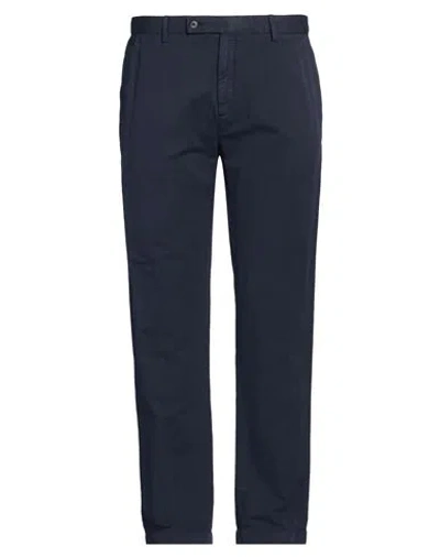 Sunspel Man Pants Navy Size 30 Cotton In Blue