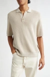 SUNSPEL SUNSPEL MELROSE TEXTURED KNIT POLO