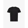 Sunspel Mens Black Riviera Short-sleeve Cotton-jersey T-shirt Xxxl In Black