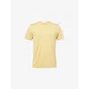 Sunspel Mens Dusty Yellow Classic Short-sleeve Cotton T-shirt In Yellow