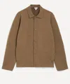 Sunspel Mens Double Faced Jacket In Brown