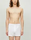 Sunspel Q82 Loose-fit Superfine Cotton Boxers In White