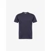 Sunspel Mens Riviera Short-sleeve Cotton-jersey T-shirt Navy Xl In Blue