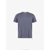 Sunspel Mens Slate Blue24 Riviera Short-sleeve Cotton-jersey T-shirt Xxl In Blue