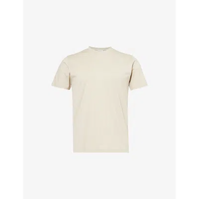 Sunspel Mens Ash Grey25 Riviera Crewneck Cotton-jersey T-shirt Xxl