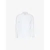 Sunspel Long-sleeve Linen Shirt In White
