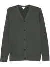 Sunspel Cardigan Aus Merinowolle In Grün