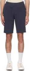 Sunspel Navy Relaxed-fit Shorts In Navy