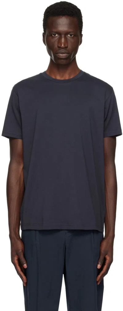 Sunspel Navy Riviera Midweight T-shirt