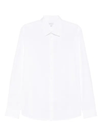 Sunspel Oxford Shirt In White