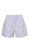 Sunspel Pinstriped Cotton Boxer Shorts