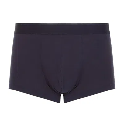 Sunspel Premium Stretch Trunks In Navy