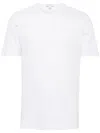 Sunspel Short-sleeve Henley T-shirt In White