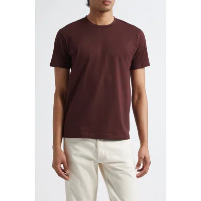 Sunspel Riviera Supima® Cotton T-shirt In Raisin