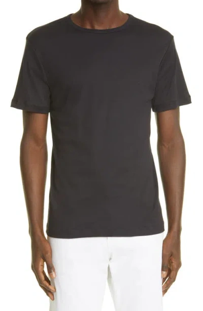 Sunspel Sea Island Cotton T-shirt In Blue