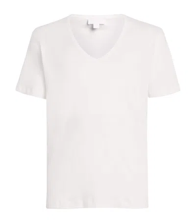 Sunspel Sea Island Cotton V-neck T-shirt