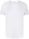Sunspel Short-sleeve Fitted T-shirt In White