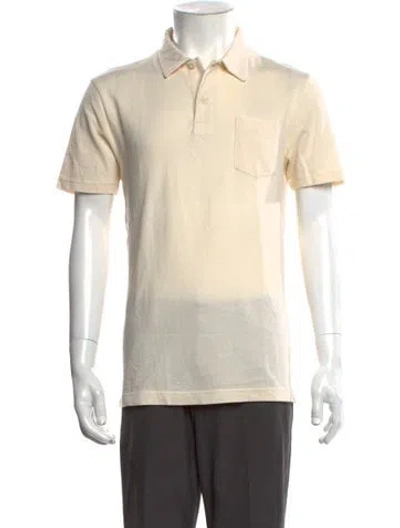 Pre-owned Sunspel Short Sleeve In Neutral