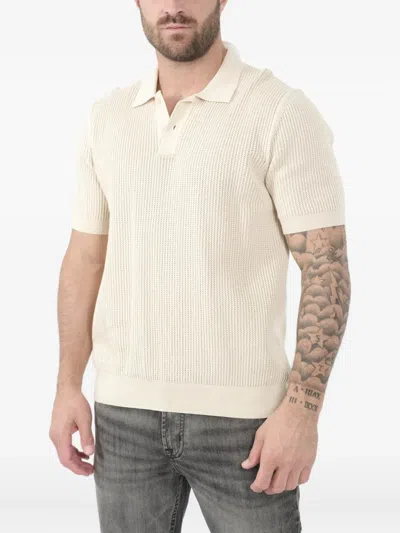 Sunspel Short-sleeve Polo Shirt In Neutral