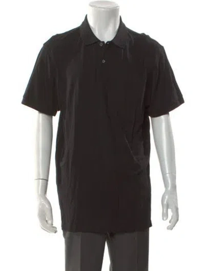 Pre-owned Sunspel Short Sleeve Shirt In Black