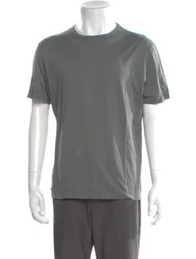 Pre-owned Sunspel Short Sleeve Shirt In Gray