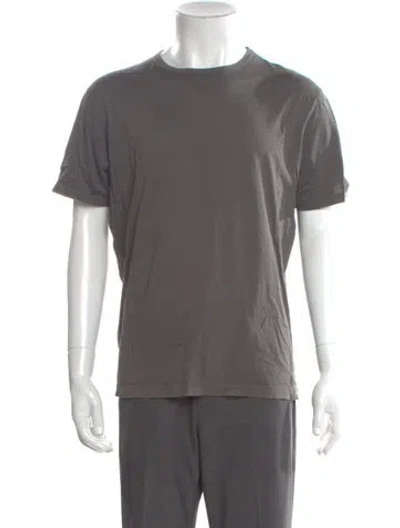 Pre-owned Sunspel Short Sleeve Shirt In Gray