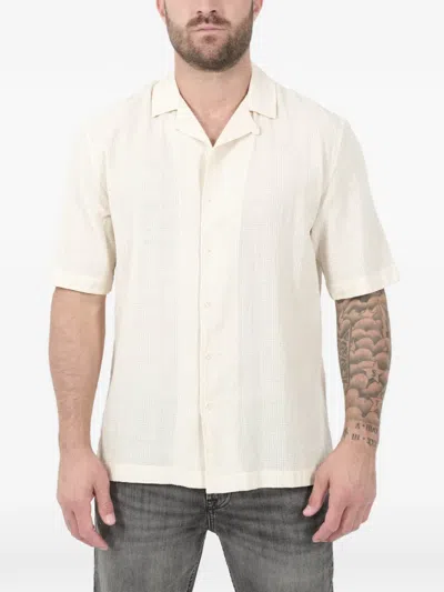 Sunspel Short-sleeve Shirt In Neutral