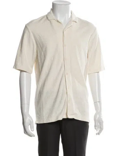 Pre-owned Sunspel Short Sleeve Shirt In Neutral
