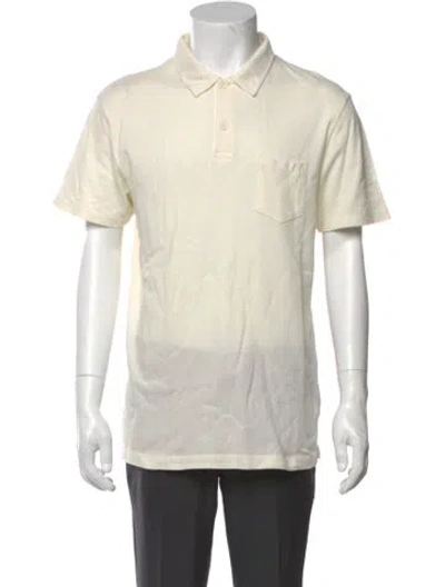 Pre-owned Sunspel Short Sleeve Shirt In Neutral