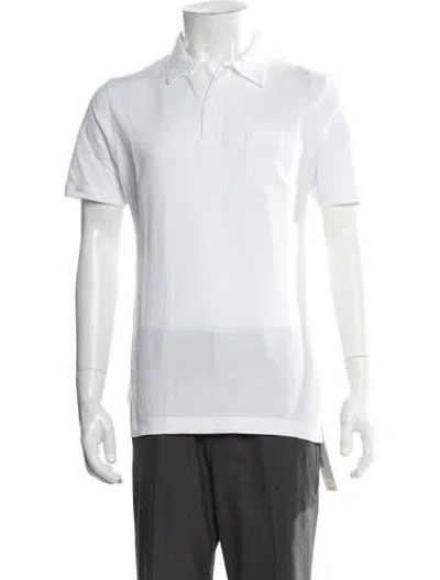 Pre-owned Sunspel Short Sleeve In White