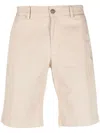 Sunspel Above-knee Bermuda Shorts In Light Stone