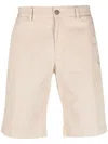 Sunspel Above-knee Bermuda Shorts In Light Stone